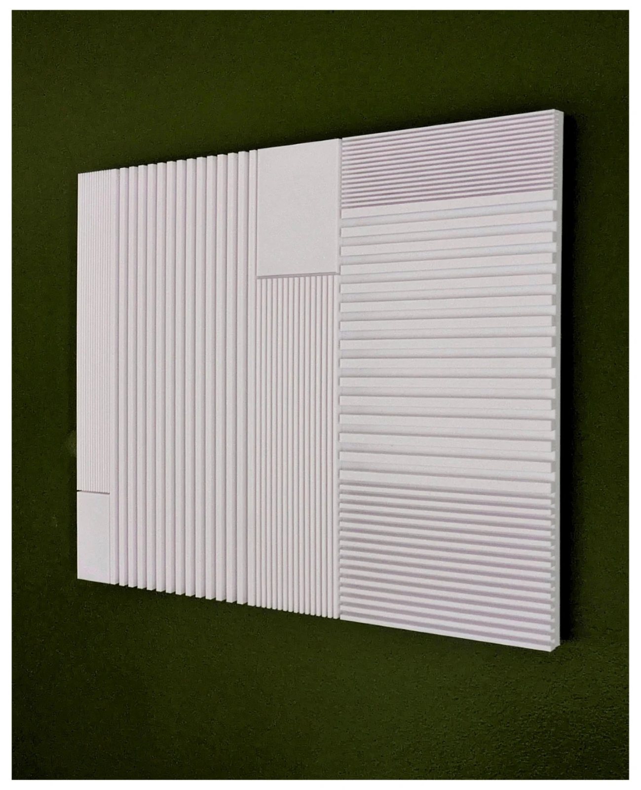 Divisions in White, on Green, 2026 · Eric Lugtigheid (2/2)