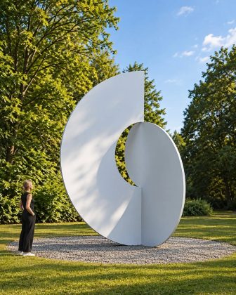 Sketch for a sculpture & Papercut, 2026 · Visualisaties · Eric Lugtigheid