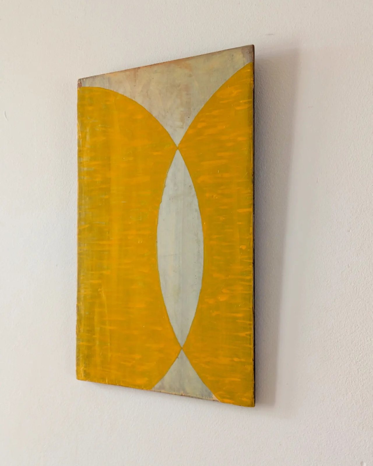 Multiple layers oil glaze on antique wooden panel (oak), 2024 · Paintings · Eric Lugtigheid (2/3)