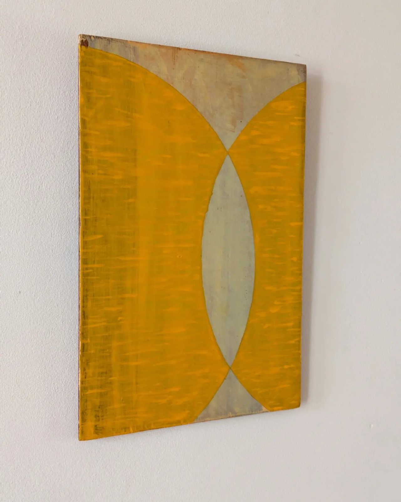 Multiple layers oil glaze on antique wooden panel (oak), 2024 · Paintings · Eric Lugtigheid (3/3)