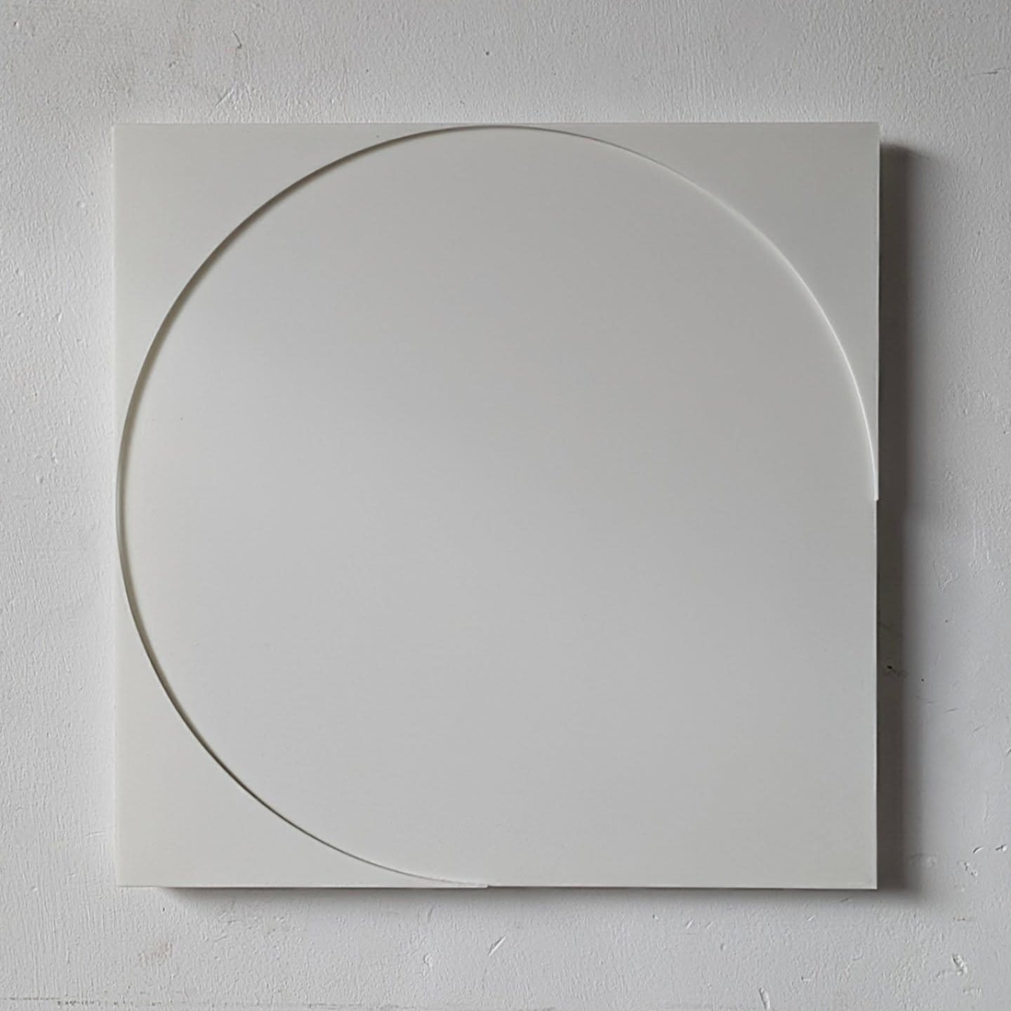 Evolving Square | Glass Fiber | 30 x 30 x 1 cm, 2025 · 3D prints · Eric Lugtigheid