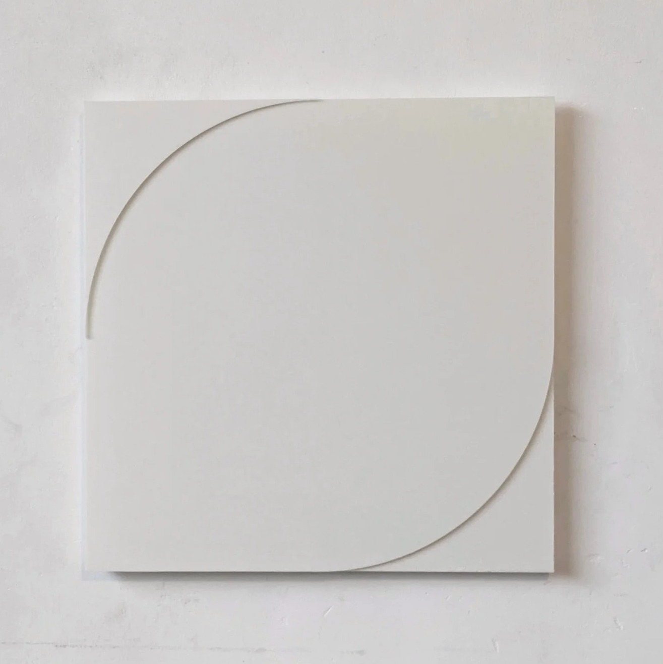 Evolving Square | Glass Fiber | 30 x 30 x 1 cm, 2025 · 3D prints · Eric Lugtigheid