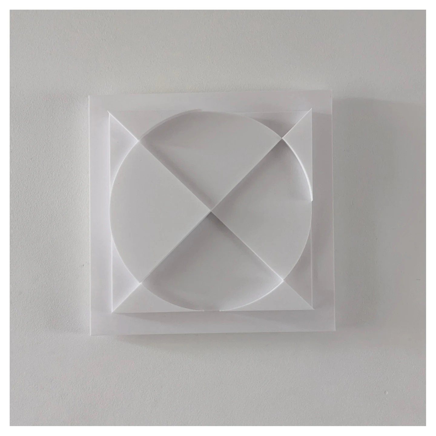Dissected Square/Circle, 2026 · 3D-Drucke · Eric Lugtigheid (2/2)