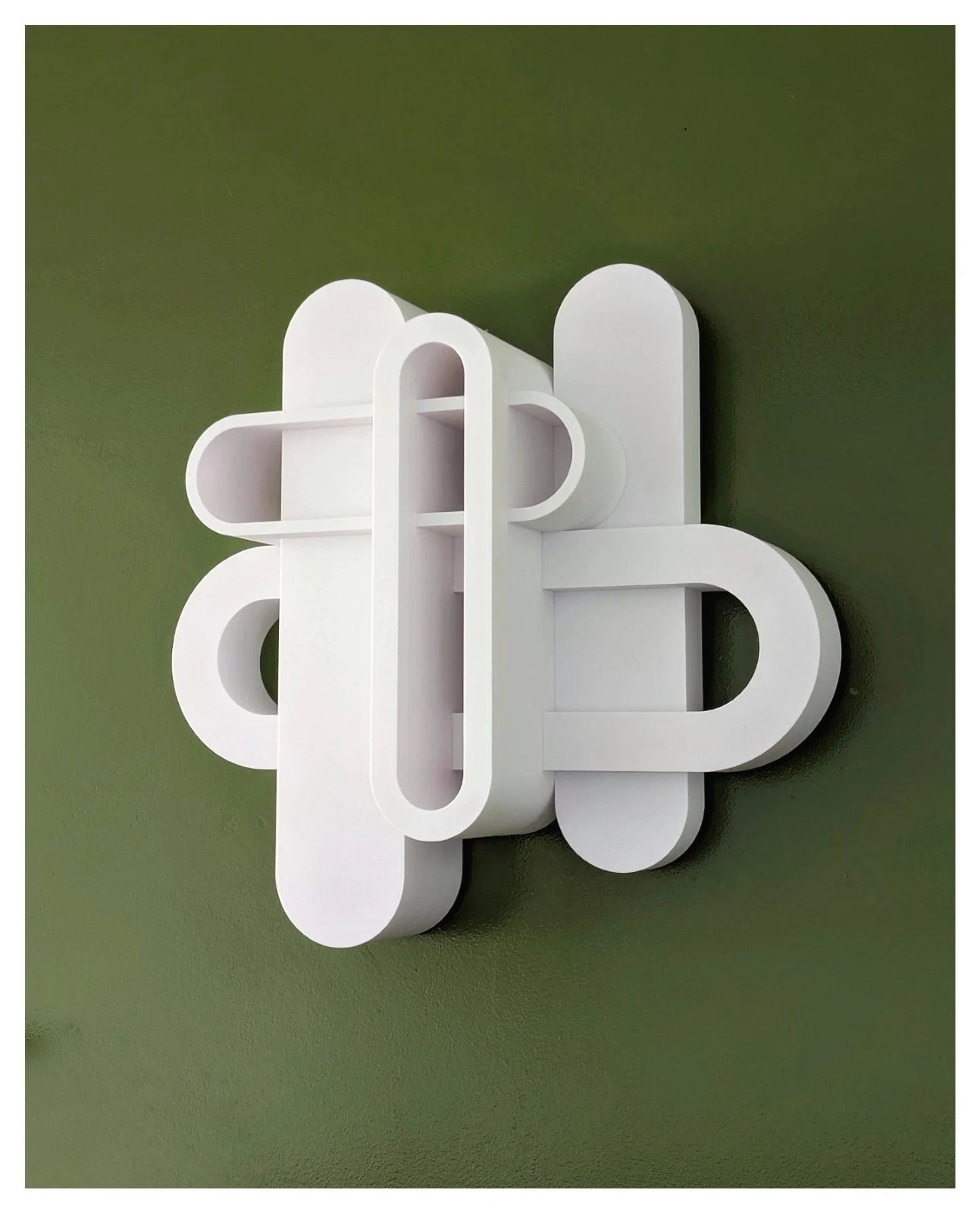 White on the Green Wall, 2026 · 3D prints · Eric Lugtigheid (1/3)