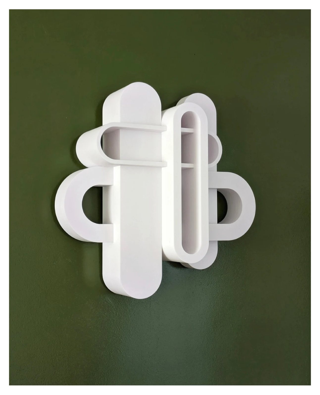 White on the Green Wall, 2026 · 3D prints · Eric Lugtigheid (3/3)
